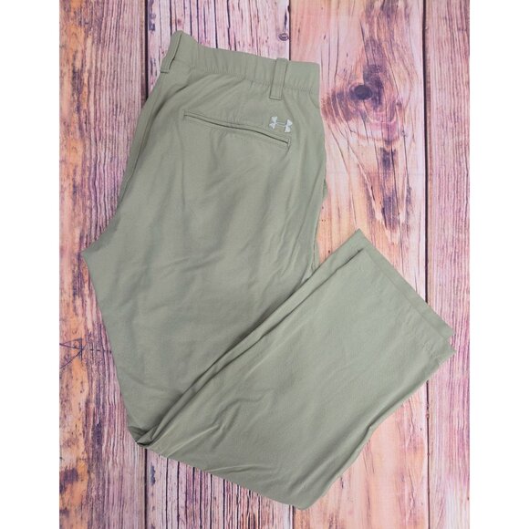 Under Armour Mens Loose Fit Khaki Pants 36x30 - Picture 3 of 7